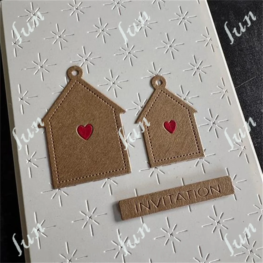 Cute Rabbits Easter Tag Texts New Metal Cutting Dies Decoration Scrapbooking for DIY Paper Card Album Mould Craft Supplies
