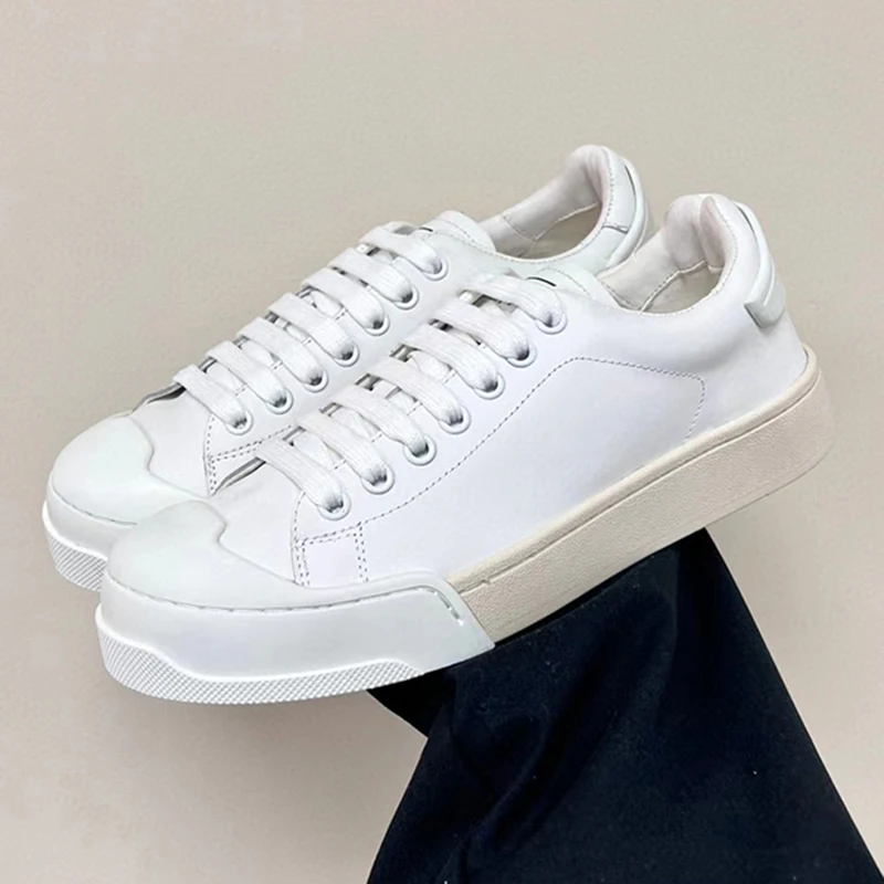 

Spring Autumn New Women's Sneakers Colorful Round Head Design Lace-up Small White Shoes Casual Simple Style Flat Shoes Female
