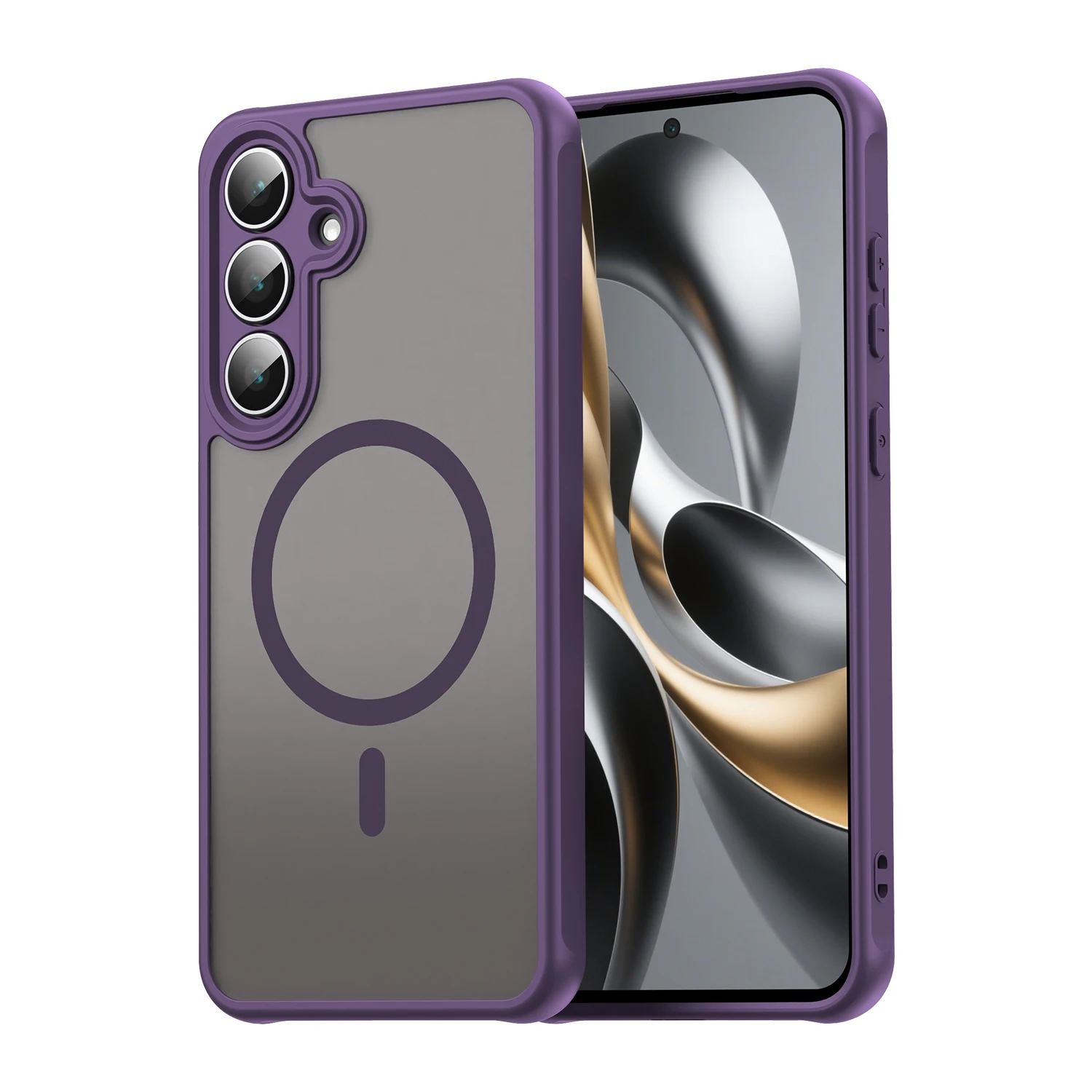 Enhanced Product Title:  
Durable Transparent Magnetic Wireless Charging Protective Back Cover