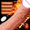 Wireless Remote Telescopic Rotation Heating Realistic Dildo Vibrator for Woman Big Penis Female Masturbation Adults Sex Toys 1