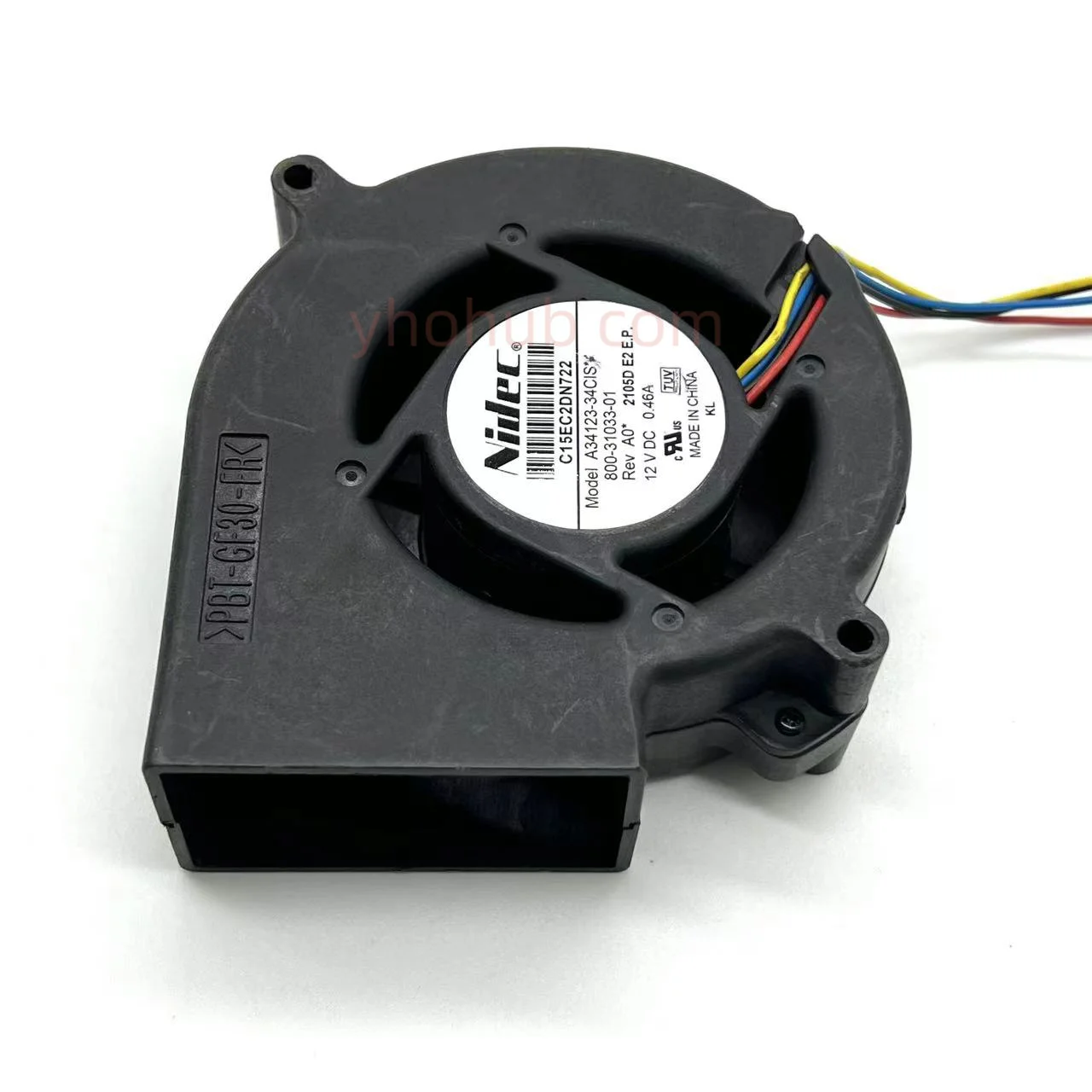 Серверный Вентилятор охлаждения NIDEC A34123-34CIS3 DC 12V 0.46A