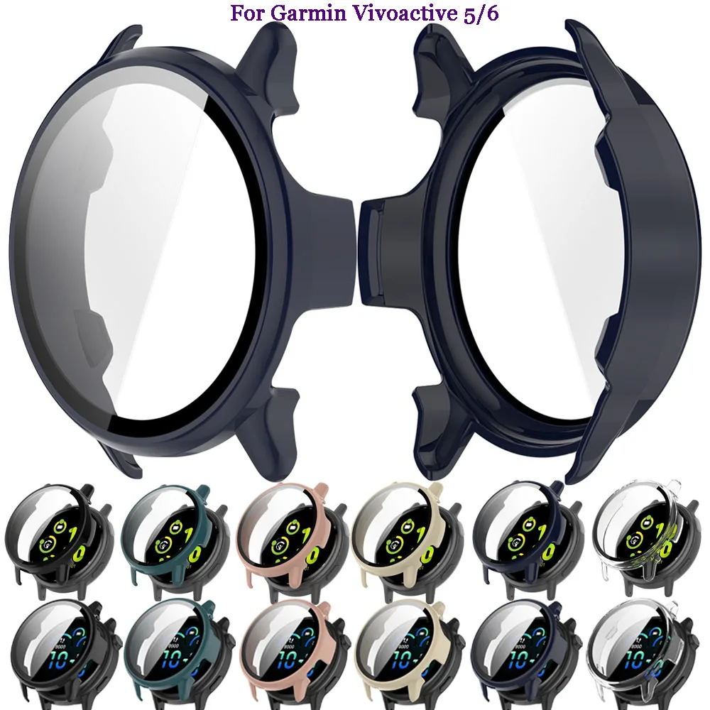 Dual-Function Protective Watch Case with Tempered Glass Cover