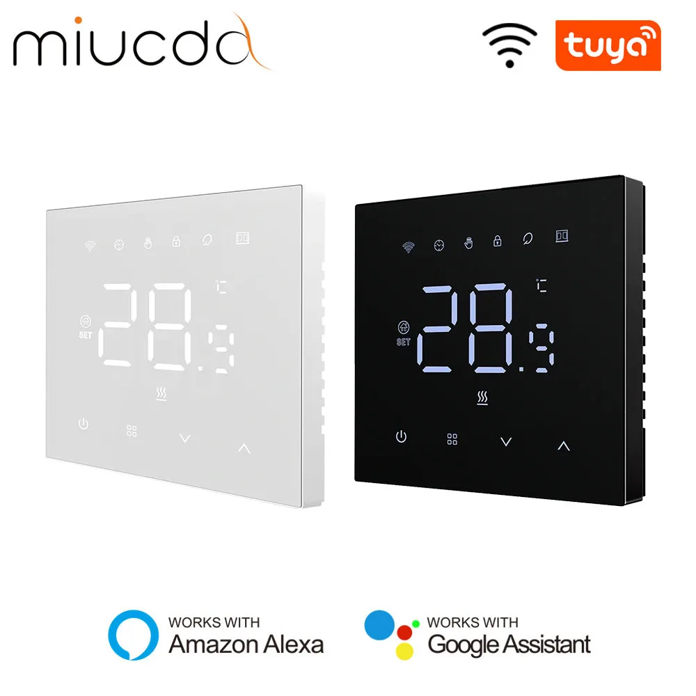 Tuya Wifi Smart Thermostat Electric Heating Water Gas Boiler Temperature Controller Works Google Home Alexa Alice MIUCDA