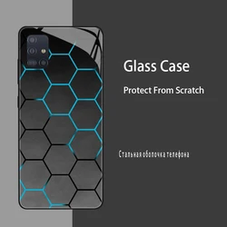 Tempered Glass Protective Case with Hard Silicone Bumper - A51 4G SM - A515F (1)