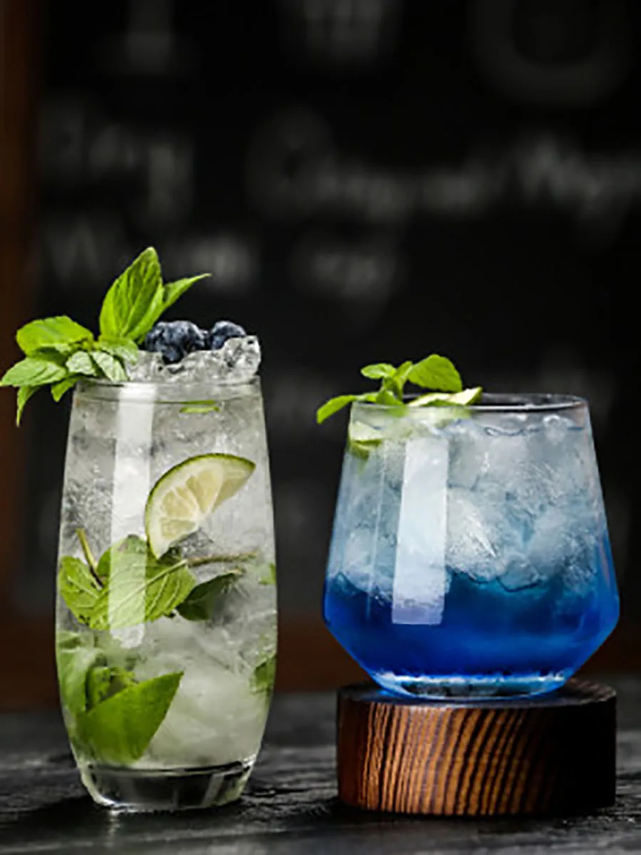 Crystal Highball Glass for Water, Juice, Beer, Cocktail Tumbler, Drinking Glasses, Lead Free, Barware