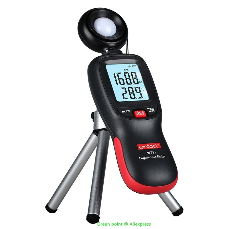 

1PC General Type Handheld Digital Lux Meter WT81 Four Combinations Of Units With Backlight For Measuring Illumination Brightness