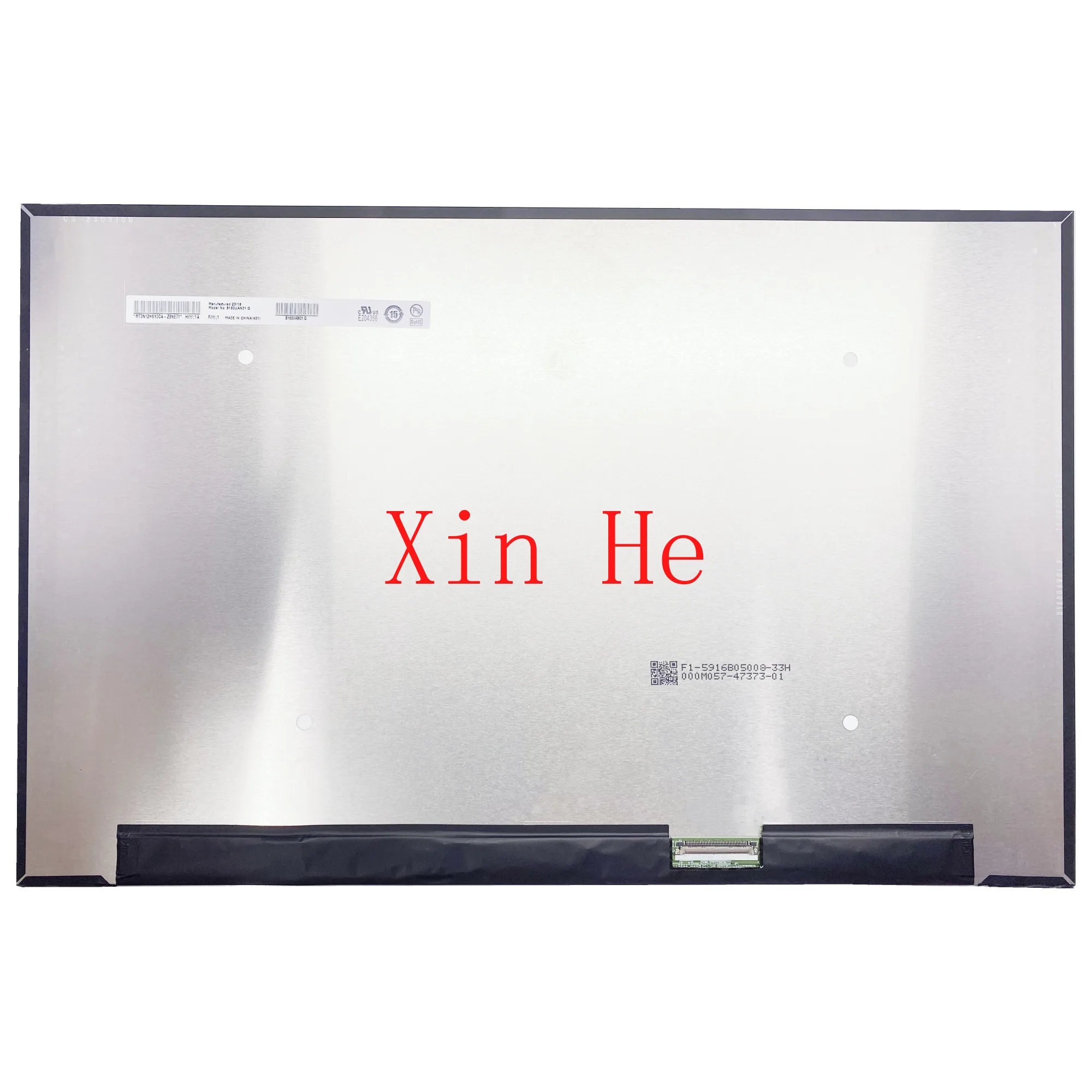 

16,0 ''165Hz B160UAN01.Q панель ЖК-экрана ноутбука 1920*1200 EDP 40 Pins