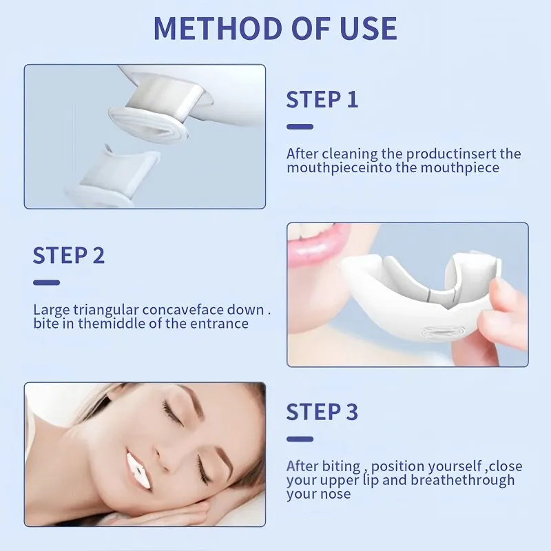 Anti Snoring Mouth Guard Braces Anti-snoring Device Anti Snore for Men Women Sleep Better Less Mouth Breathing Aid Apnea