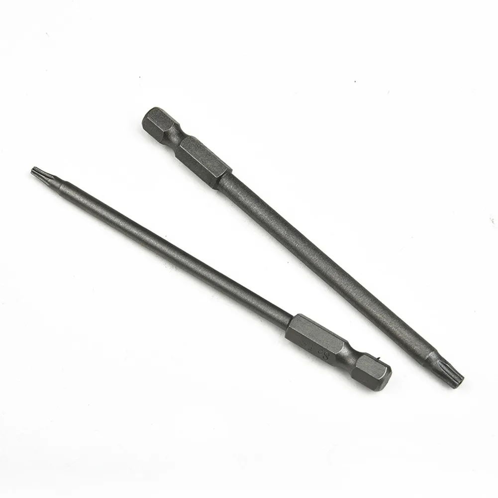 1PC Magnetic Torx Screwdriver Bit 100mm Long T8,T10,T15,T20,T25,T27,T30,T40 Hand Tools Quincunx Head Screwdriver
