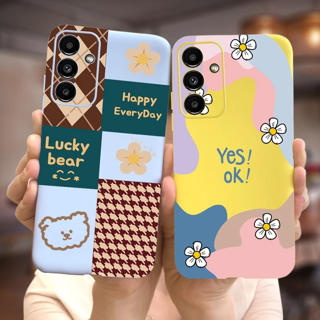 3D Cartoon Phone Holder Case For Samsung Galaxy A14 4G Case Samsung A14  SM-A145F Funda GalaxyA14 Cute Cat Silicone Stand Cover - AliExpress