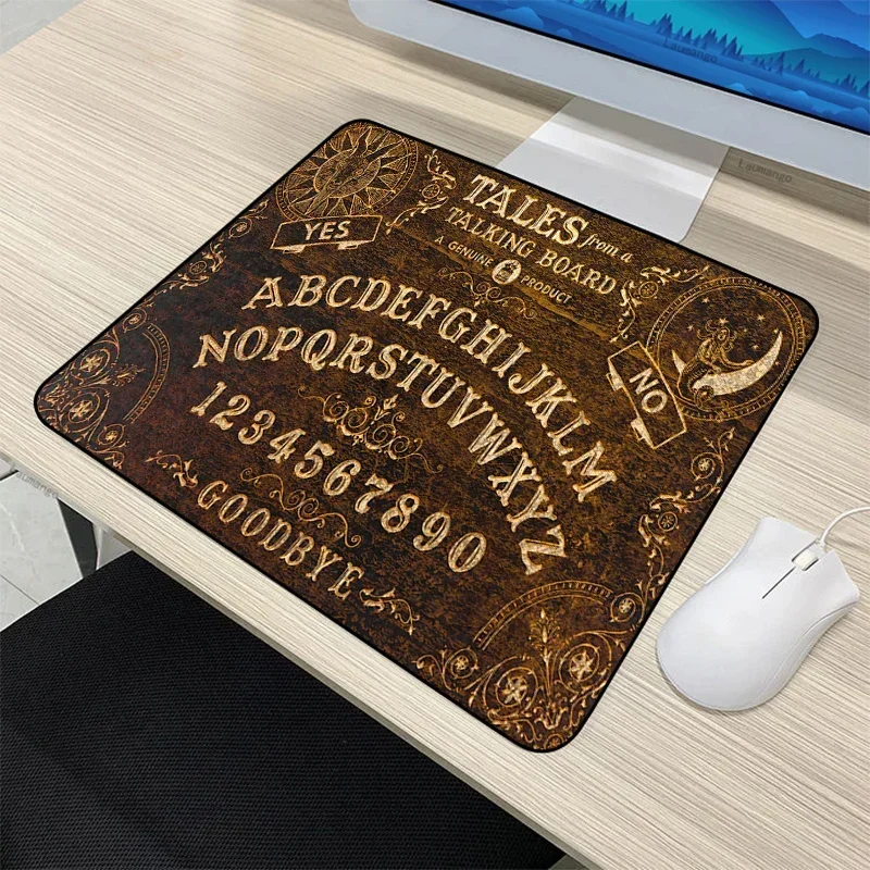 Ouija Board Small Anime Mouse Pad Pc Completo Accessori Da Gioco Kawaii Gamer Mousepad Tapis De Souris Laptop Computer Desk Mat