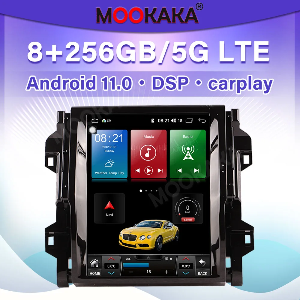 

For Toyota Fortuner 2016-2020 Carplay Android Car Stereo Radio Multimedia Player GPS Navigation Auto Audio