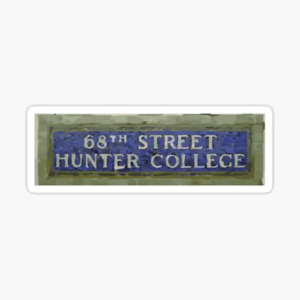 

68Th St Subway Sign 5PCS Car Stickers for Wall Funny Room Kid Background Window Laptop Luggage Decor Cute Living Room Cartoon
