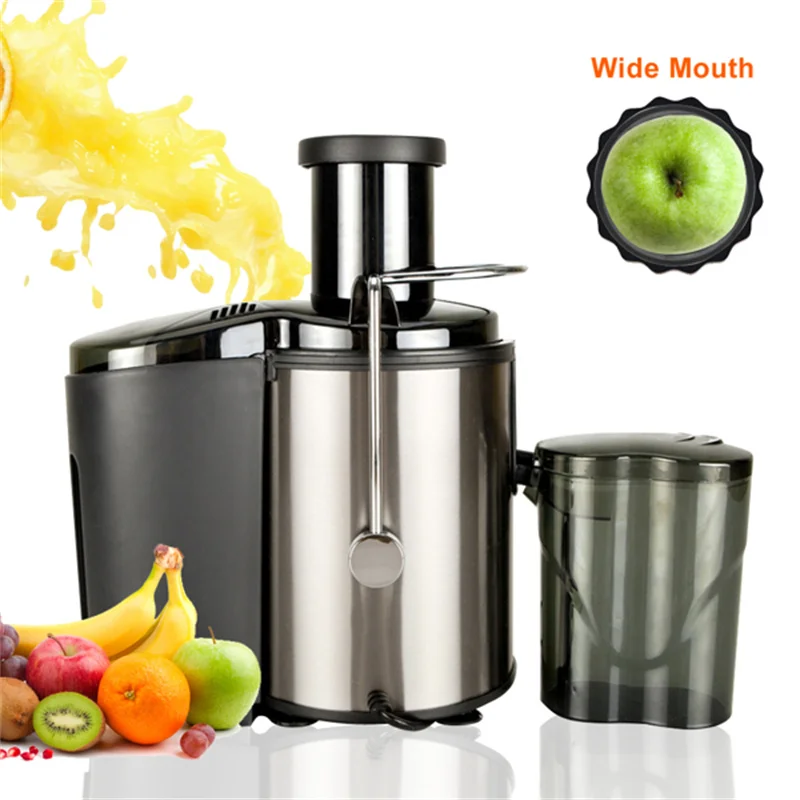 800W 110V Home Use Multi-function Electric Juicer US Plug Black 4