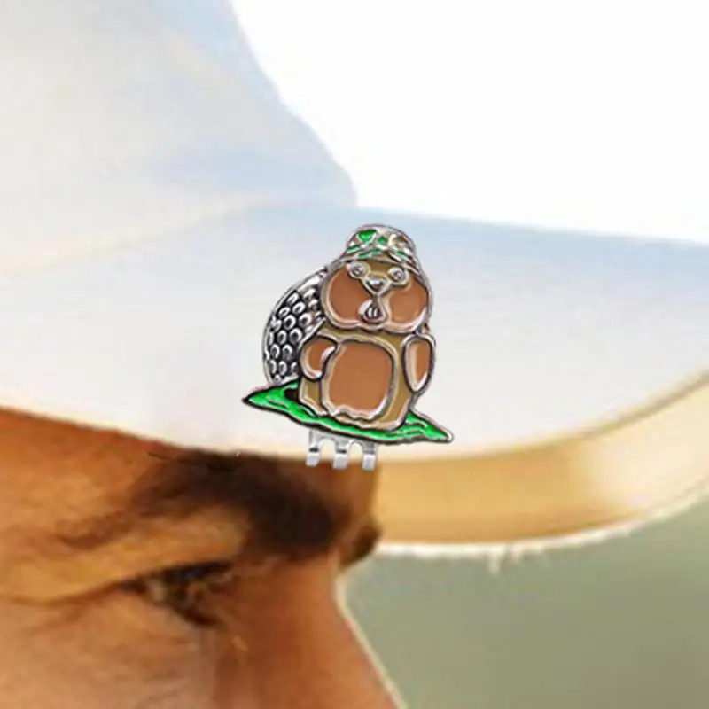 Magnetic Golf Marker Metal Golf Marker Magnetic Hat Clip Clear Engraving Suction Hat Clip For Enthusiast