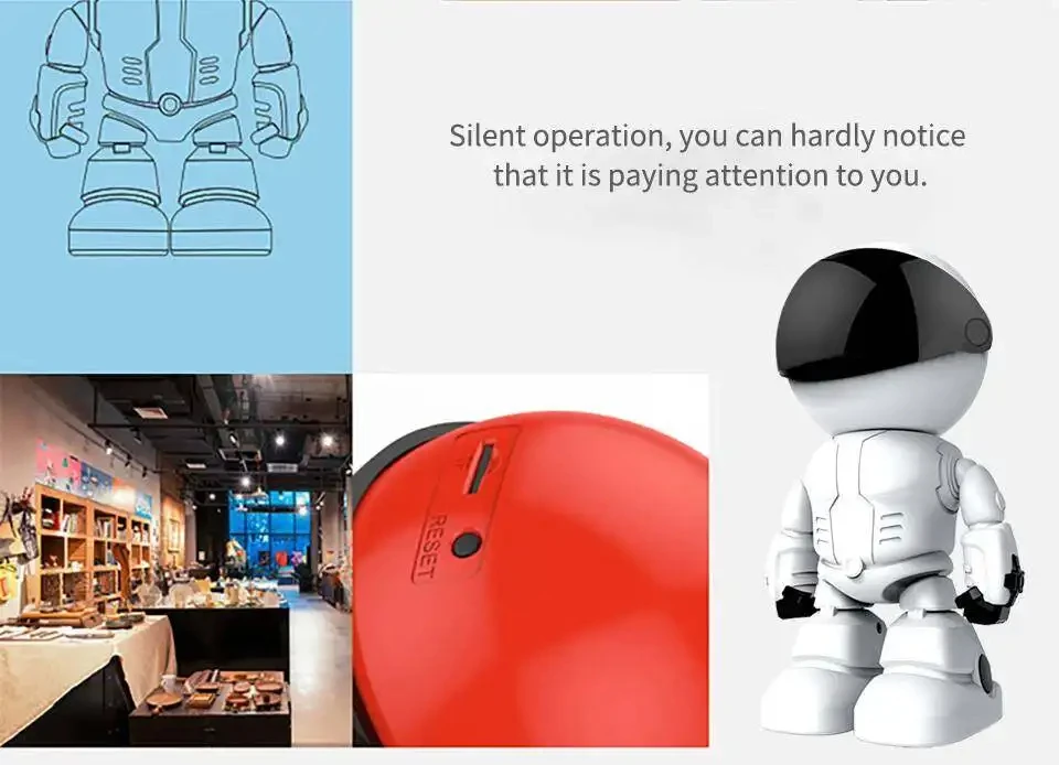 Title 20, 1080P Roboter IP Kamera Überwachungskamera WiFi...