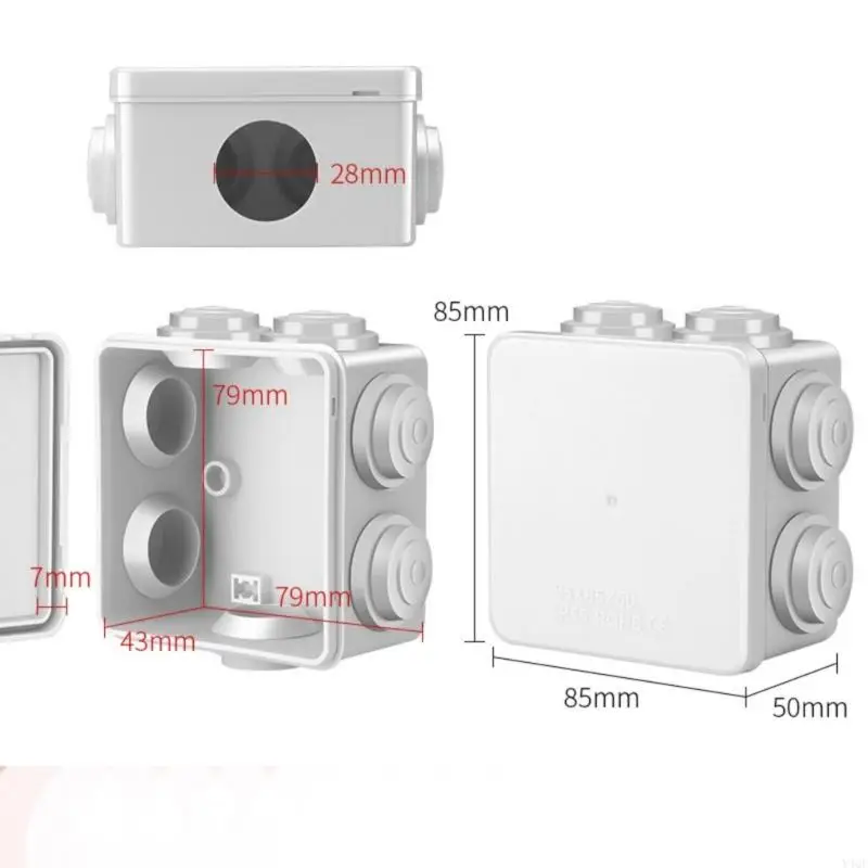 Y4QF Plastic Electrical Junction Box Providing Excellent Insulation and Corrosion Resistance for Secure Outdoor Installations