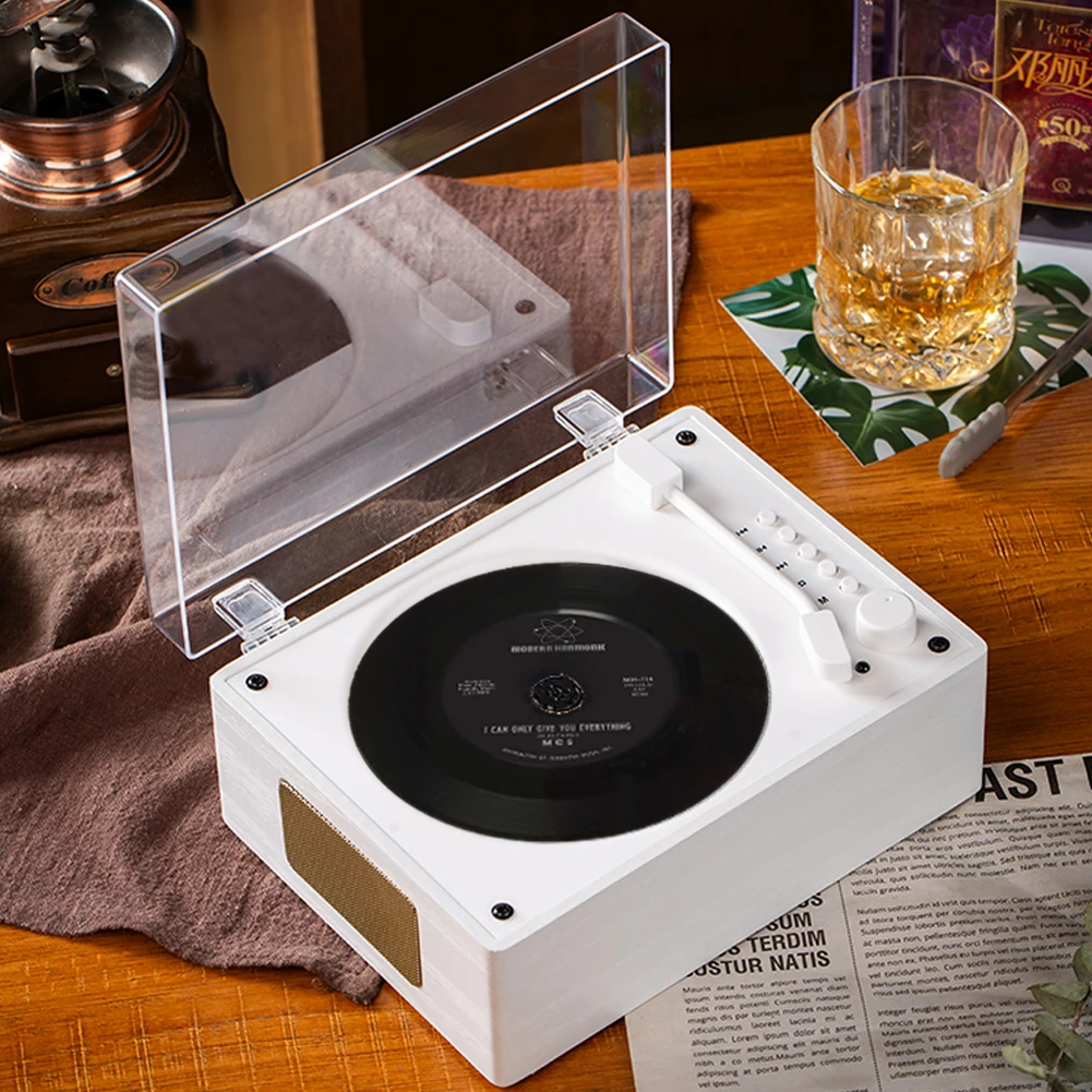 CD player Home Music Player Rechargeable Support CD BT USB 3.5mm AUX Bluetooth-Compatible 5.0 Desktop Home Decor
