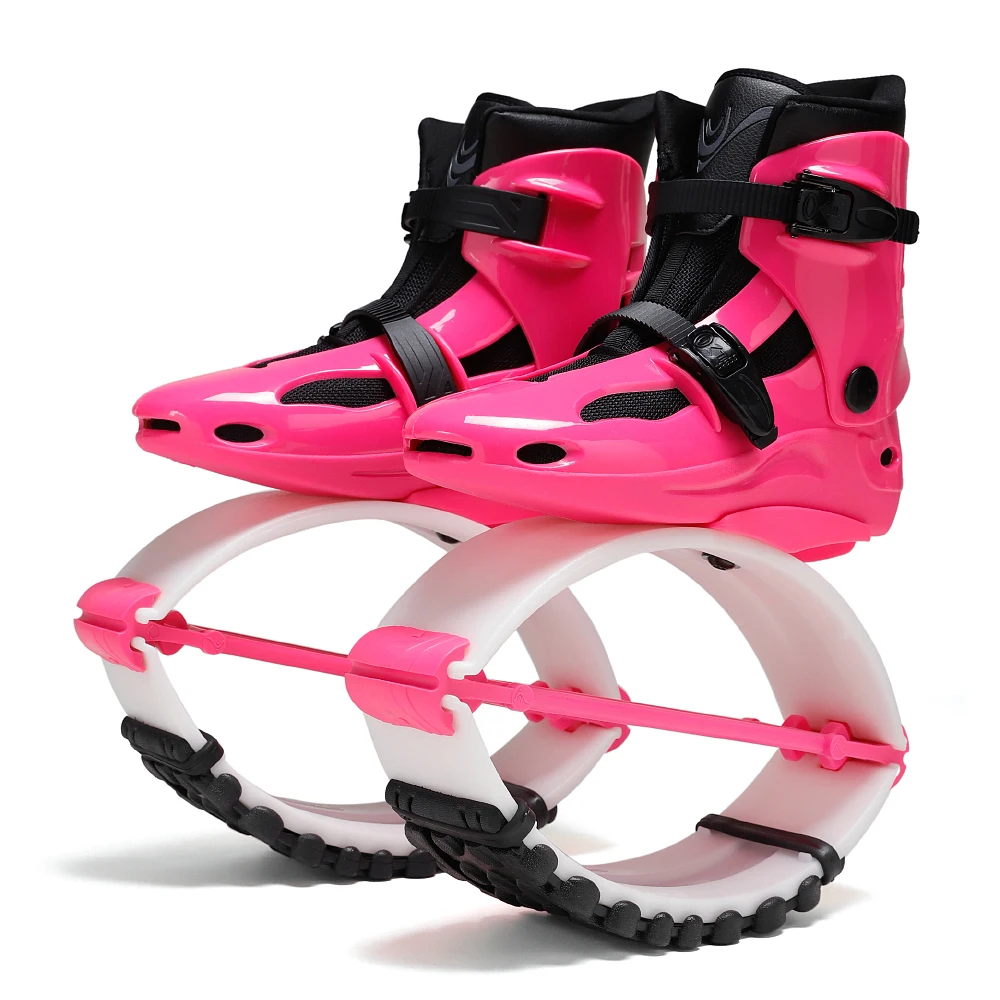 4T Professional Kangaroo Jumping Shoes With 4T Rings Slimming Shoes Bouncing Sport Fitness Toning Wedge Sneaker