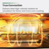 Heating Air Fryer Toaster Oven, Extra Large Countertop Convection Oven 10-in-1 Combo, 6-Slice Toast, Enamel Baking Pan Easy 5