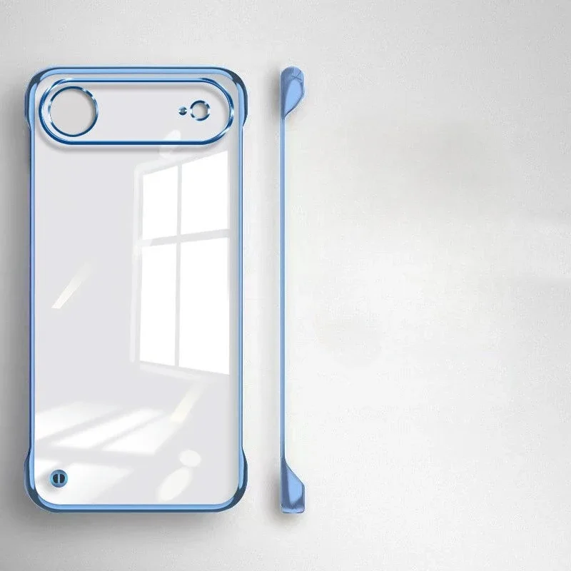 Ultra Thin Frameless Shockproof Bumper Case - Air Slim Hard Transparent Cover