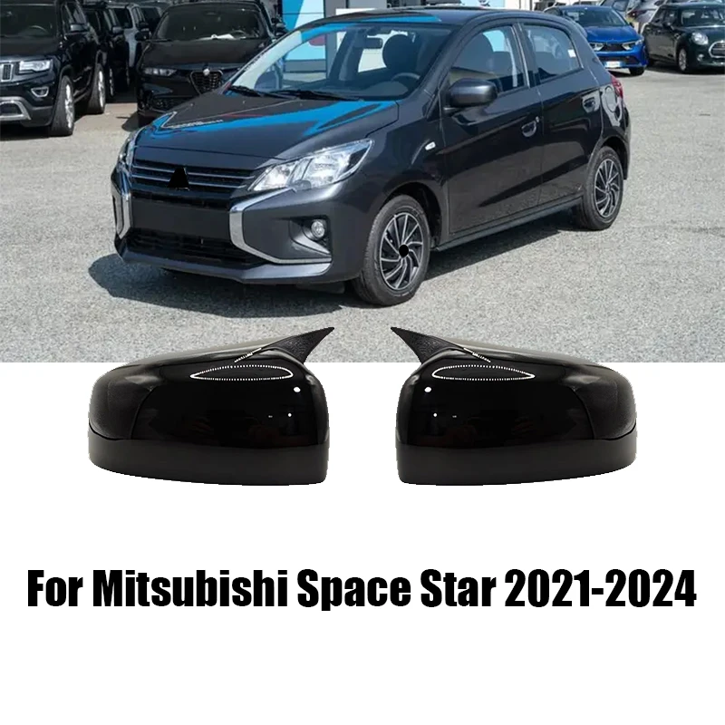 Coprispecchietto In Fibra Di Carbonio Per Mitsubishi Space Star 2018-2024 – Adesivo, Decorativo E Antigraffio