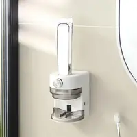 Wall Mounted Automatic Toothpaste Dispenser Adjustable Volume Easy to Install Universal Rechargeable Electric Toothpaste Squeeze 2