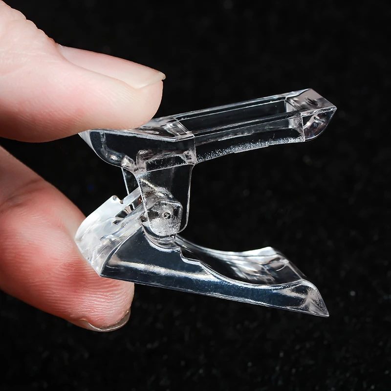 1/5Pcs Acrylic Nail Clip Transparent Gel Quick Building Nail Clips Fingernail Extension UV Clamps Manicuring Art Set