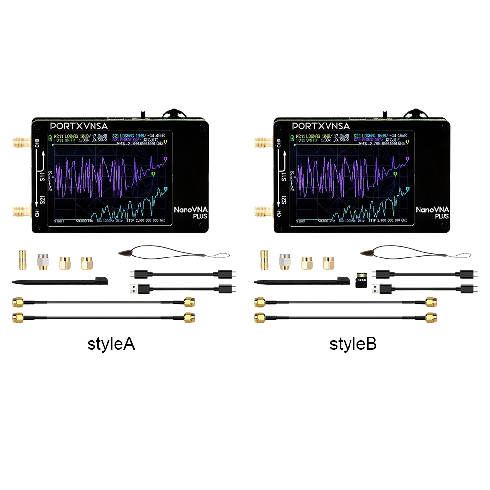 50Khz-2.7Ghz 벡터 네트워크 분석기 MF VHF UHF 안테나 테스트 분석기 전송 계수용 네트워크 안테나 분석기