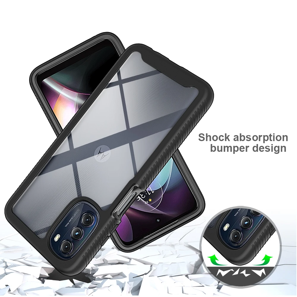 Enhanced Dual-Layer Rugged Armor Sky Case - Shockproof, Hybrid TPU/PC Hard Back Cover