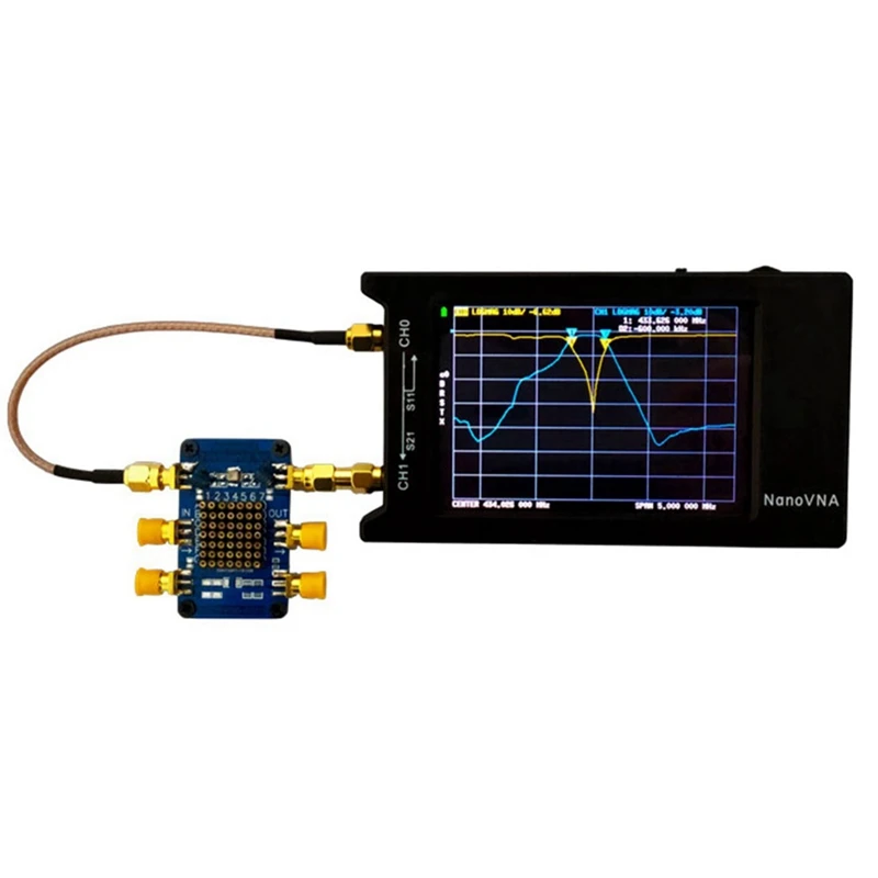 Test Demo Board Replacement Parts Nanovna Testboard Kit VNA Test Demo Board Vector Network Analyzer Testing 1Set