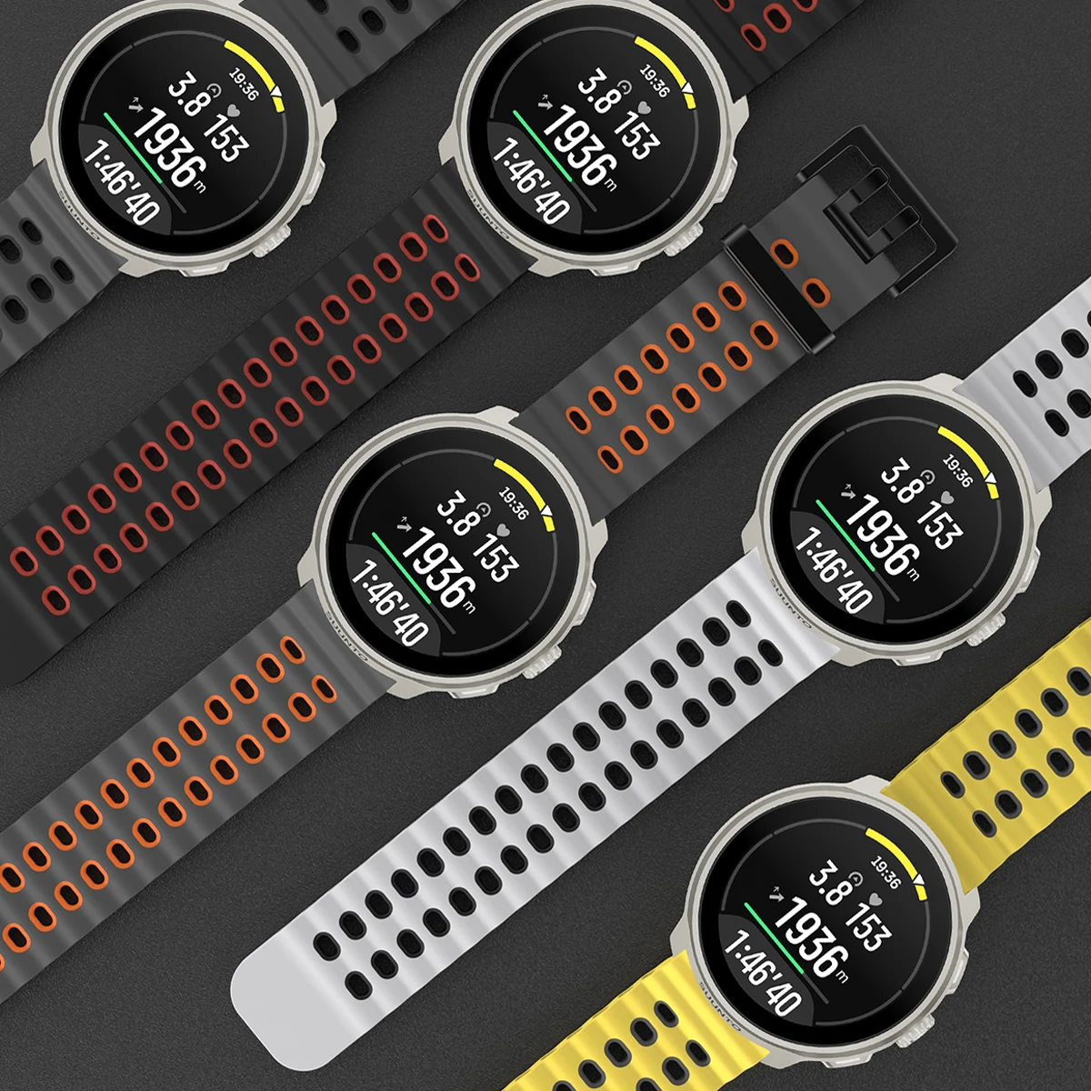 화웨이 GT 6 프로, GT6, GT5, GT5Pro, GT4, GT3, 2, 2e, 46mm용 22mm 실리콘 스트랩, 화웨이 워치 5, 4, 3용 통기성 스포츠 밴드