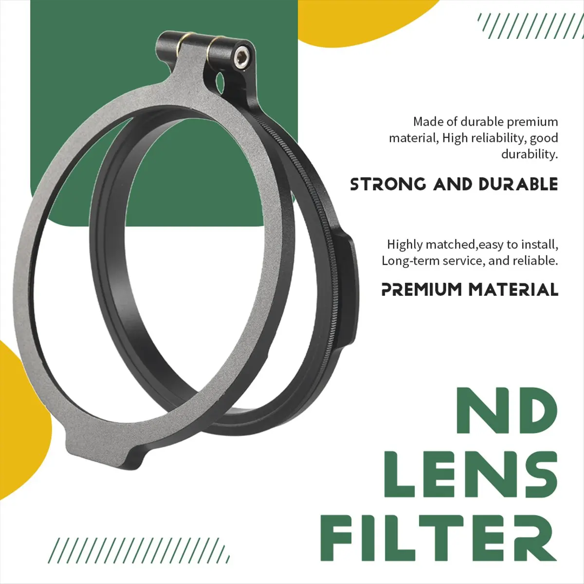 M05K ND 퀵 릴리스 스위치 브래킷 DSLR 카메라 사진용 렌즈 필터 렌즈 브래킷 72MM