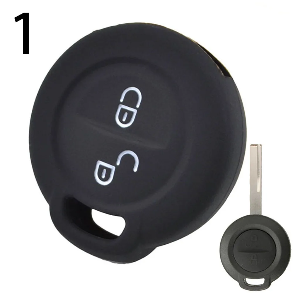 Silicone Remote Key Case for Mitsubishi L200 ASX Outlander Eclipse Pajero Lancer Colt Warrior Carisma Spacestar Mirage Montero