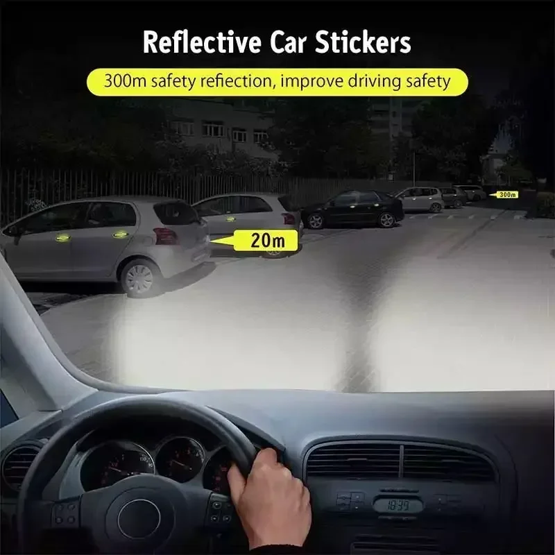 Carbon Fiber Car Door Handle Stickers Scratch Resistant