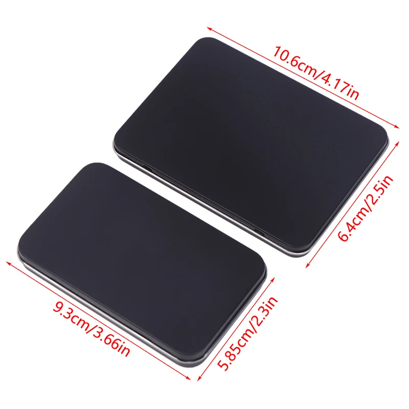 휴대용 빈 수채화 주석 상자 36/40 그리드, 미니 수채화 페인트 팔레트, 여행 그림 페인트 트레이, 미술 용품, 1 개