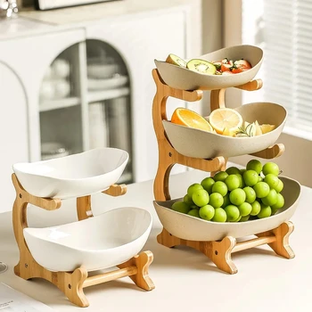2/3 Layer Snack & Fruit Plate 1