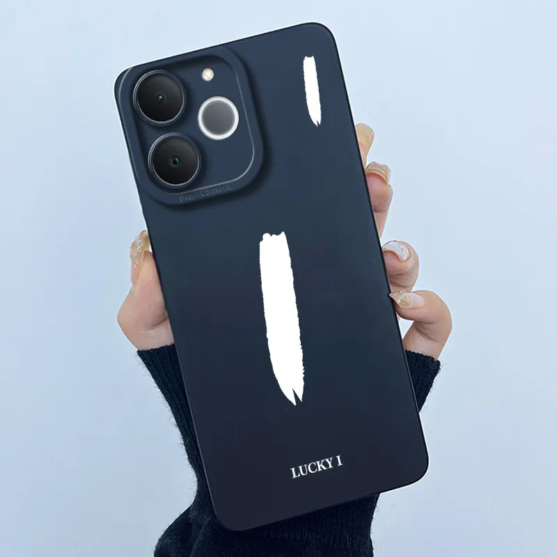 Cute Initial Letters Shockproof Soft Silicone Phone Case Cover Bumper