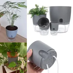 2 layer Succulent plant With cotton rope Hydroponics Self-watering Lazy Flowerpot Watering Planter Flower pot