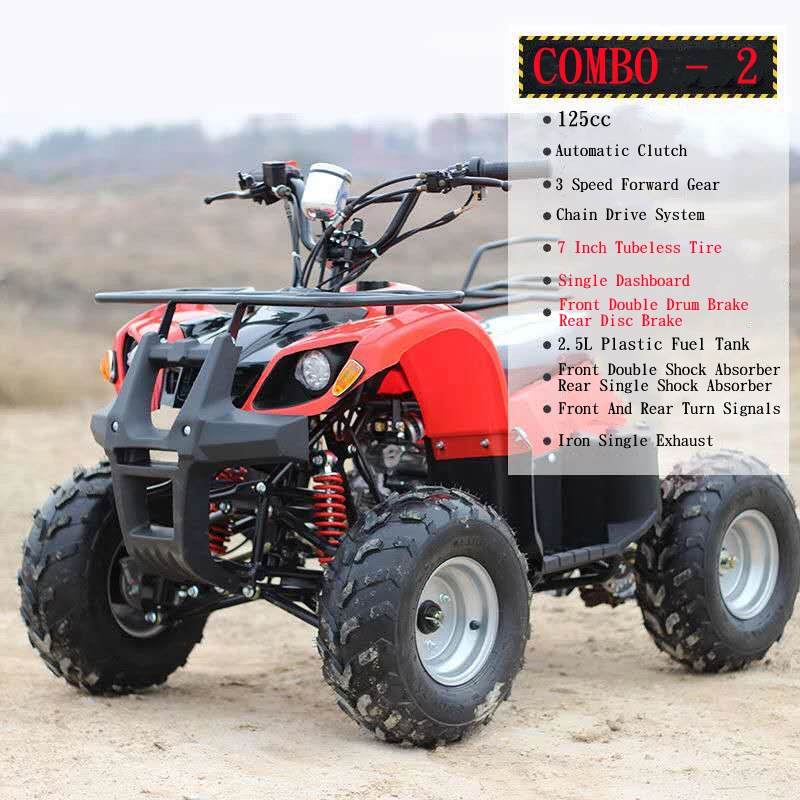 atv 4x4 400cc road 250cc atv engine 200 125cc semi automatic transmission bike 4 wheel 300cc atv utv 4x4 gasoline motorcycle 17 inch racing 150cc 400cc double cylinder 6 gears disc brake abs 130km h automatic