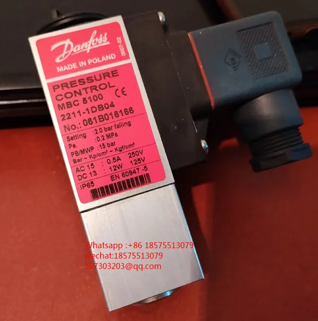 

Датчик давления для Danfoss MBS5100 061B012166 061B01616 6 Новинка
