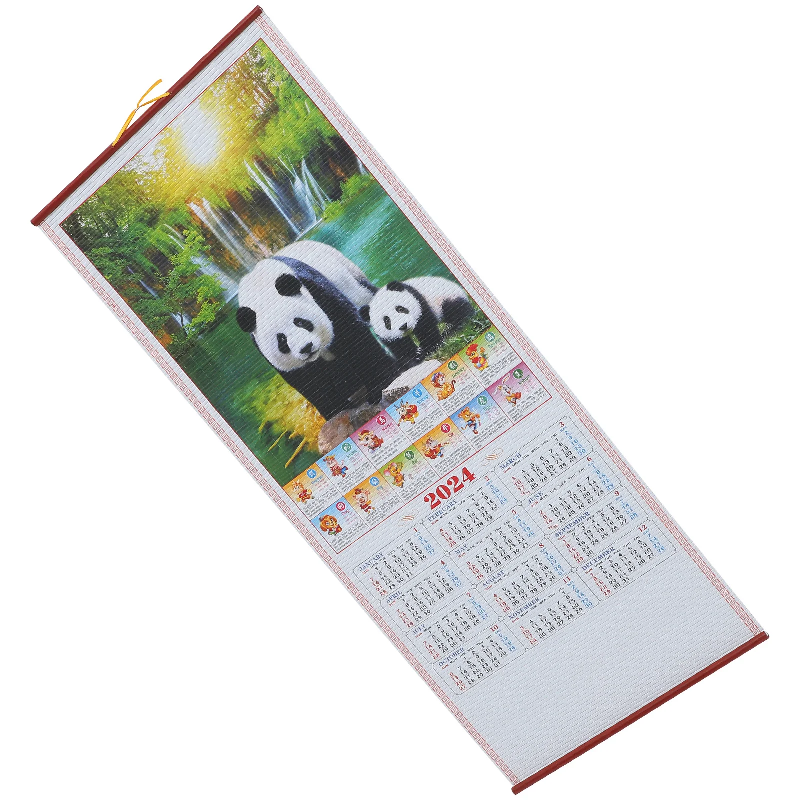 

Year The Dragon Calendar New Wall 2024 Monthly Large Decorate Chinese Paper Office