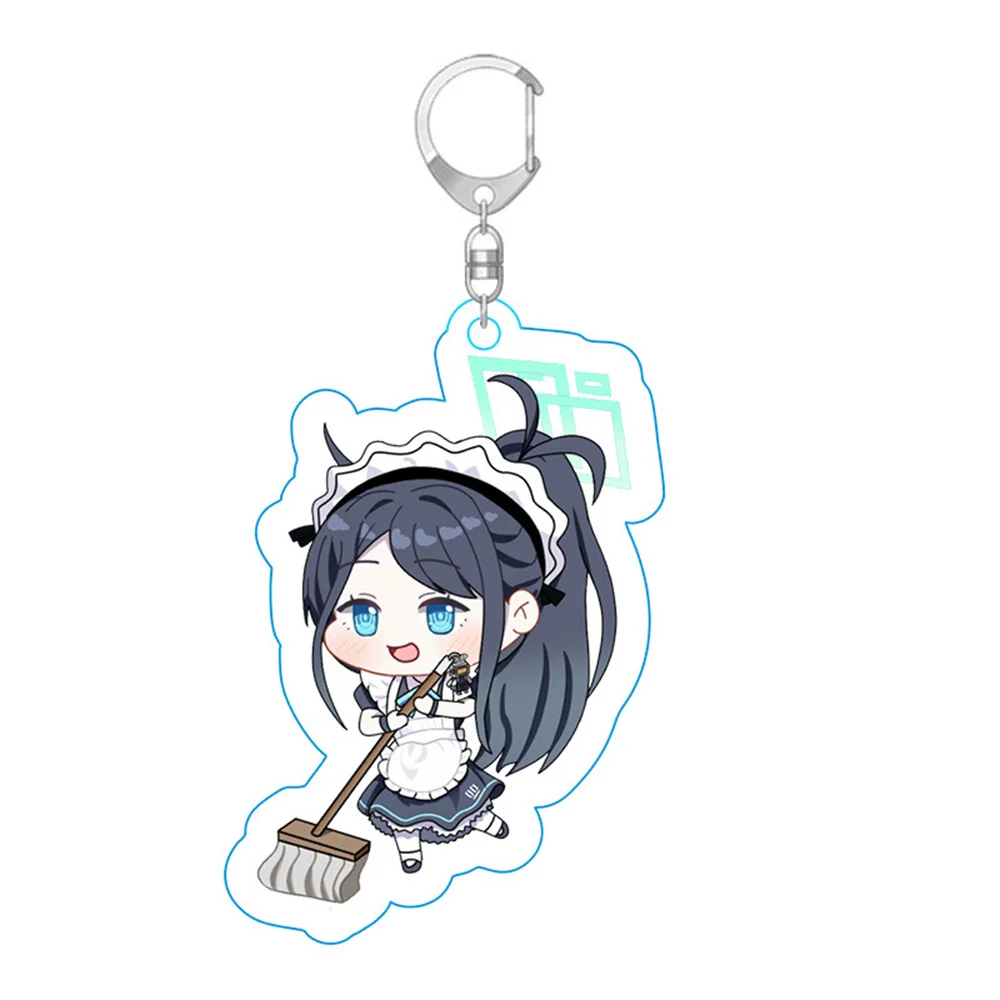 Liebenswertes Kosaka Wakamo Misono Mika Urawa Hanako Cosplay Acryl Hot Game Anime Blue Archive Kawaii Schlüsselanhänger Taschenanhänger Fans Geschenk – Detail 4