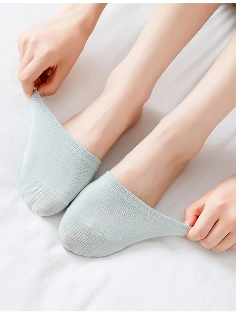 4 Calzini Invisibili Con Gel Antiscivolo - Per Donne, Ideali Per Tacchi E Ballerine - Foto 9