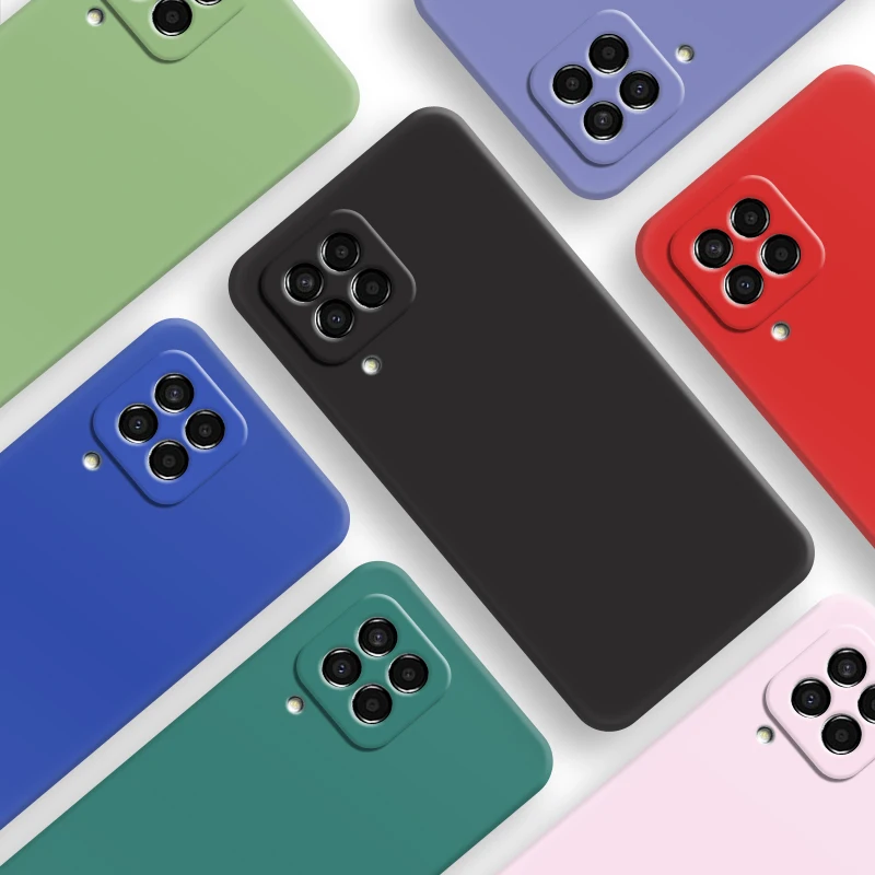 Per Samsung Galaxy M53 5G Custodia Samsung M53 Cover 6.7 Pollici Paraurti In Silicone Liquido Antiurto Per Samsung M53 M52 M42 M33 M32 M23
