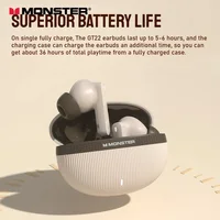 Monster TWS True Wireless Bluetooth Earbuds Game ANC Headphones ENC Noise Cancelling HiFi Sound Earphones Sport Headset With Mic - Image 6