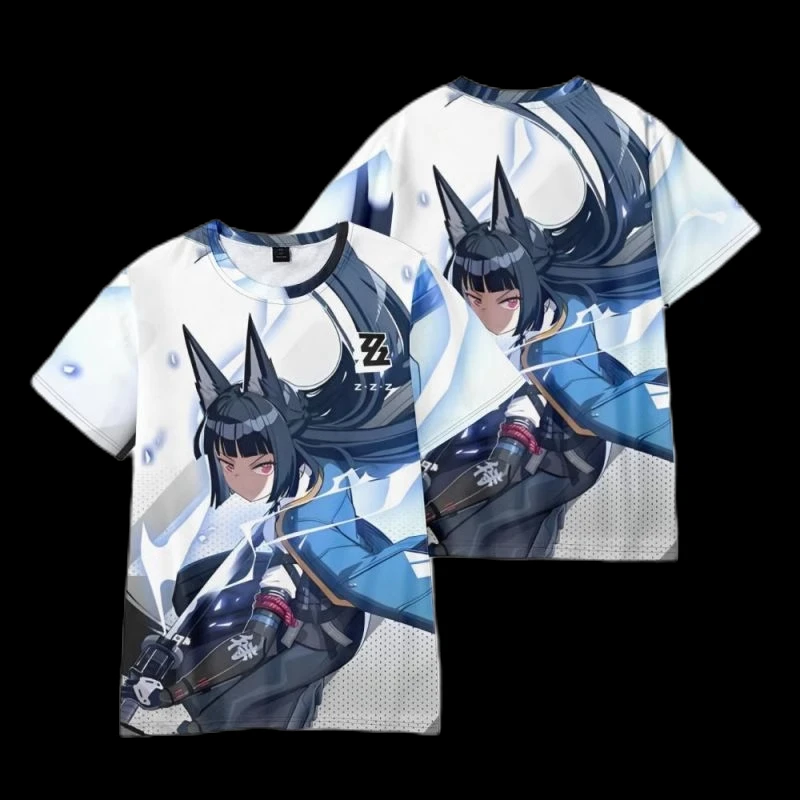 Zenless Zone Zero Series 3D Printed T Shirt For Men/Women Role-playing Clothing Oversized Harajuku Cartoon Top