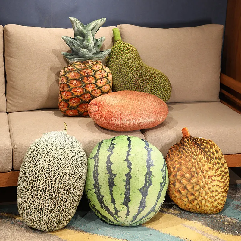 Cartoon Stuffed Pineapple Fruit Pillow Super Cute Apple Plush Toy