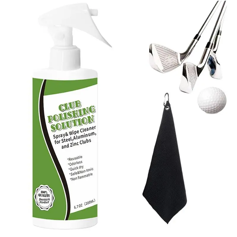 

Golf Club Polishing Kit Club Cleaner And Polisher Solution Scratch Remover Effective And Practical Golf Club Polishing Solution