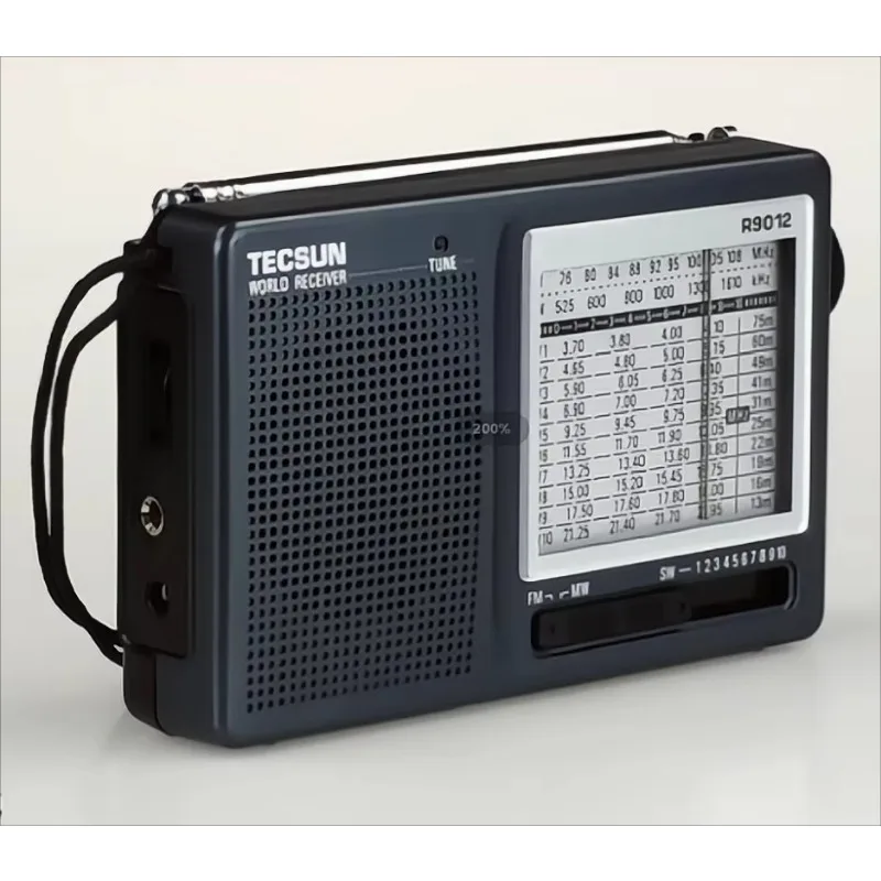 Tecsun R-9012 fm/am/swラジオ12バンドポータブルレシーバー